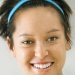 Smiling young woman portrait