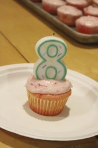 birthday cupcake