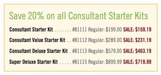 Thrive Consultant Kit Sale
