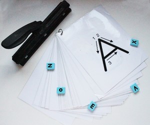 How to Make a Laminated Alphabet