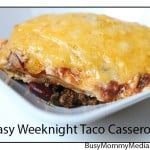 easy taco casserole