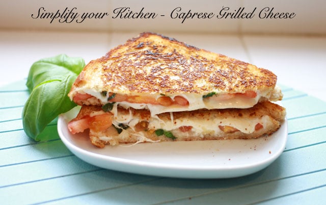 Caprese Grilled Cheese