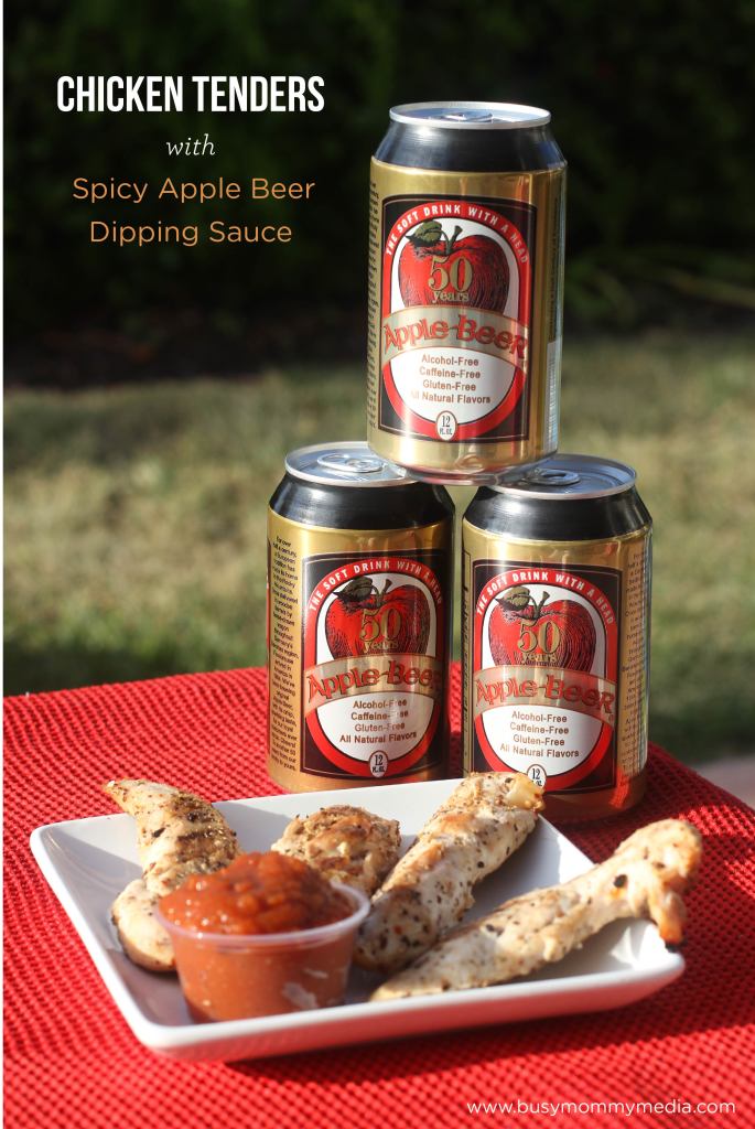 Chicken Tenders with Spicy Apple Beer Dipping Sauce